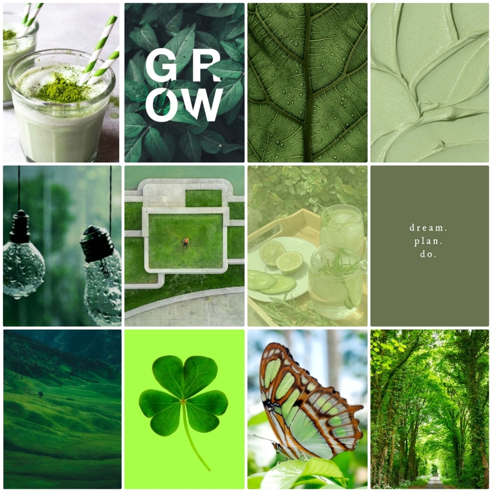 🍀Green & Sage Tones